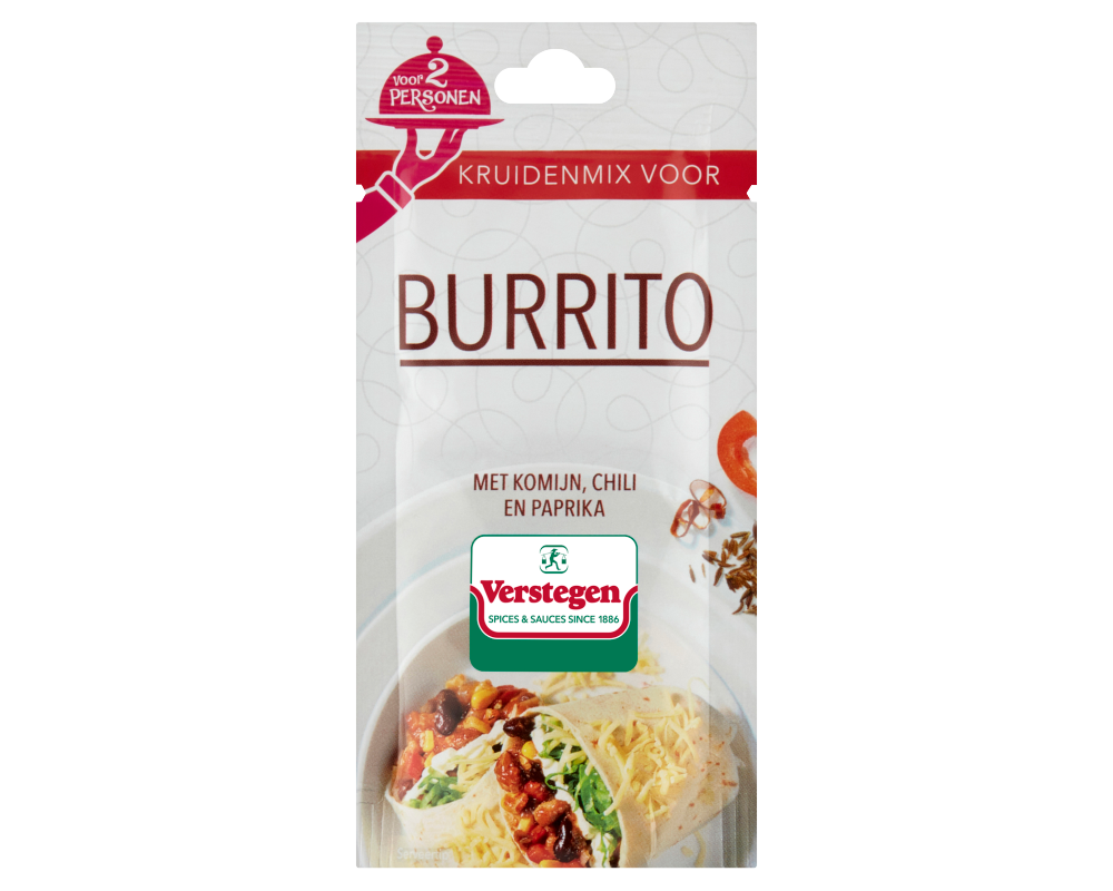 Kruidenmix voor Burrito (2 personen) - Zakje