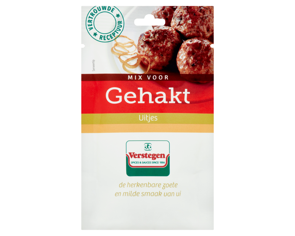 Mix voor Gehakt Uitjes - vertrouwde receptuur - Zakje