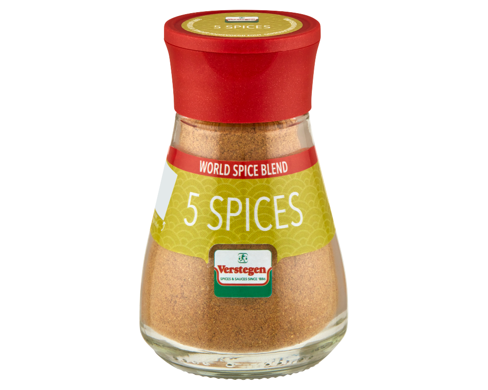 World Spice Blend - 5 Spices - Glazen strooier
