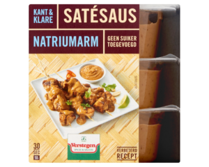 Satésaus - Natriumarm (kant-en-klaar 3*80 ml)