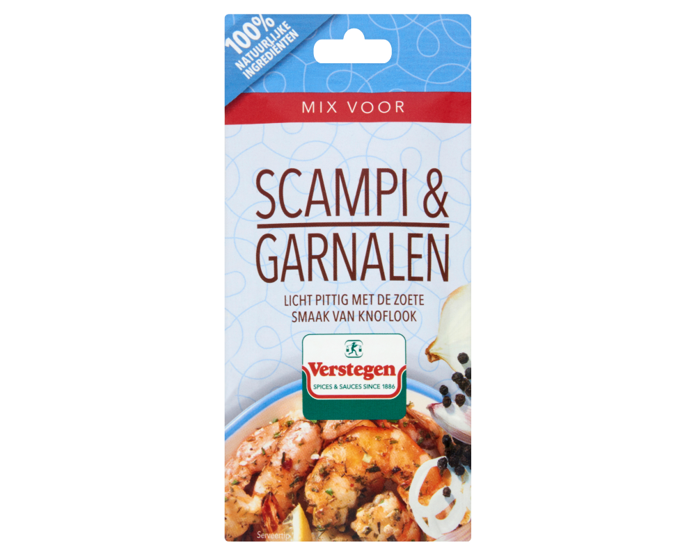 Mix voor Scampi & Garnalen - Zakje
