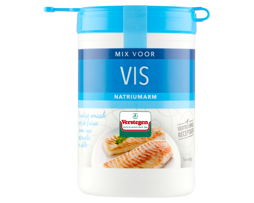 Kruidenmix voor Vis - Natriumarm - Strooier klein