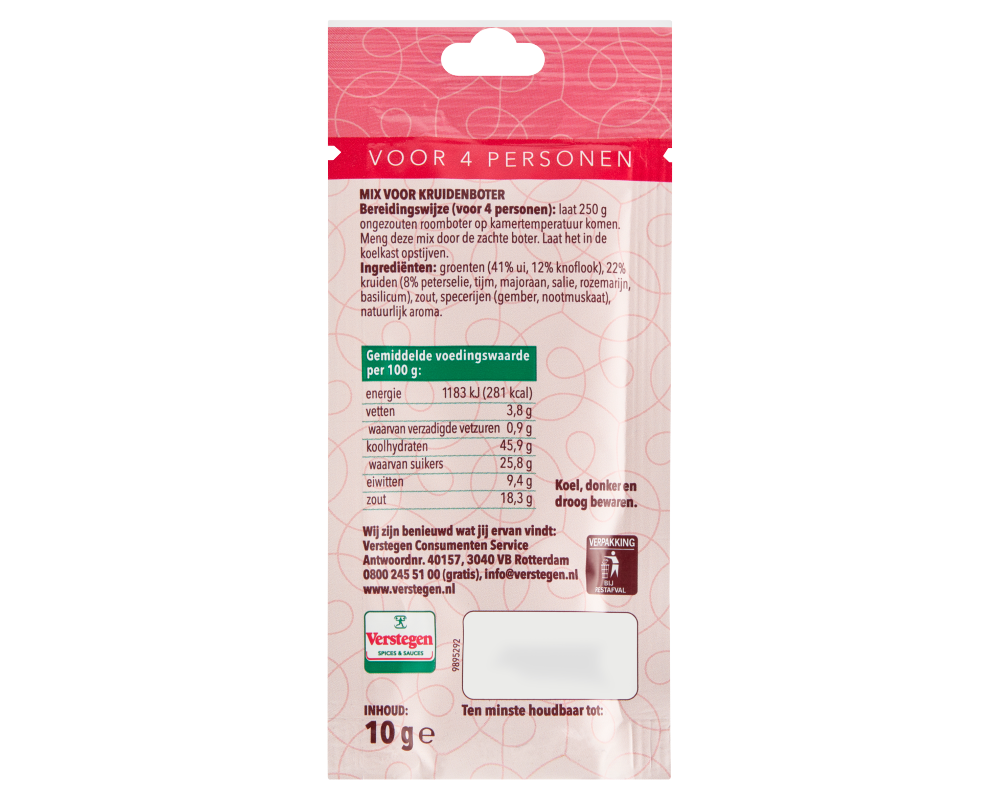 Mix voor Kruidenboter - Zakje